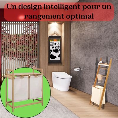 Bamboo Laundry Basket - Bambou-Sympaâą