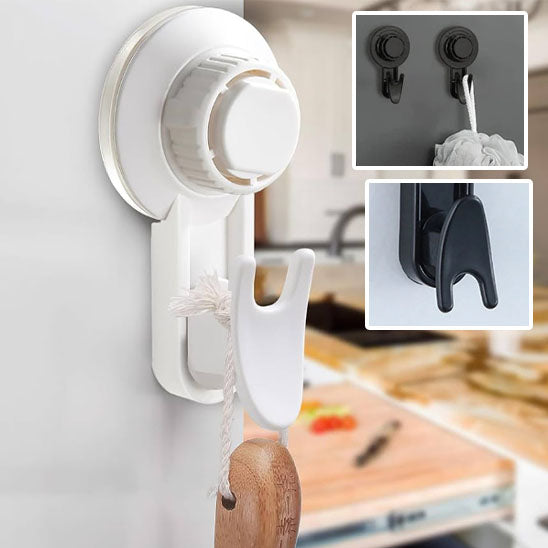 Suction Cup Hook Support - Turn & Lock™