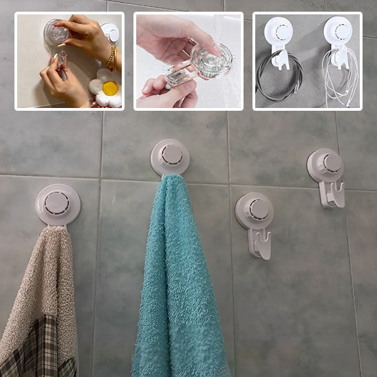 Suction Cup Hook Support - Turn & Lock™