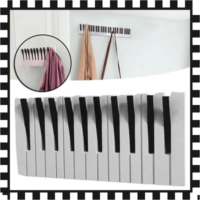 Wooden wall-mounted coat rack - Piano-Sympaâą