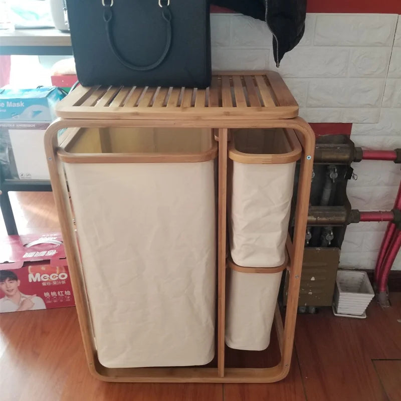 Bamboo Laundry Basket - Bambou-Sympaâą