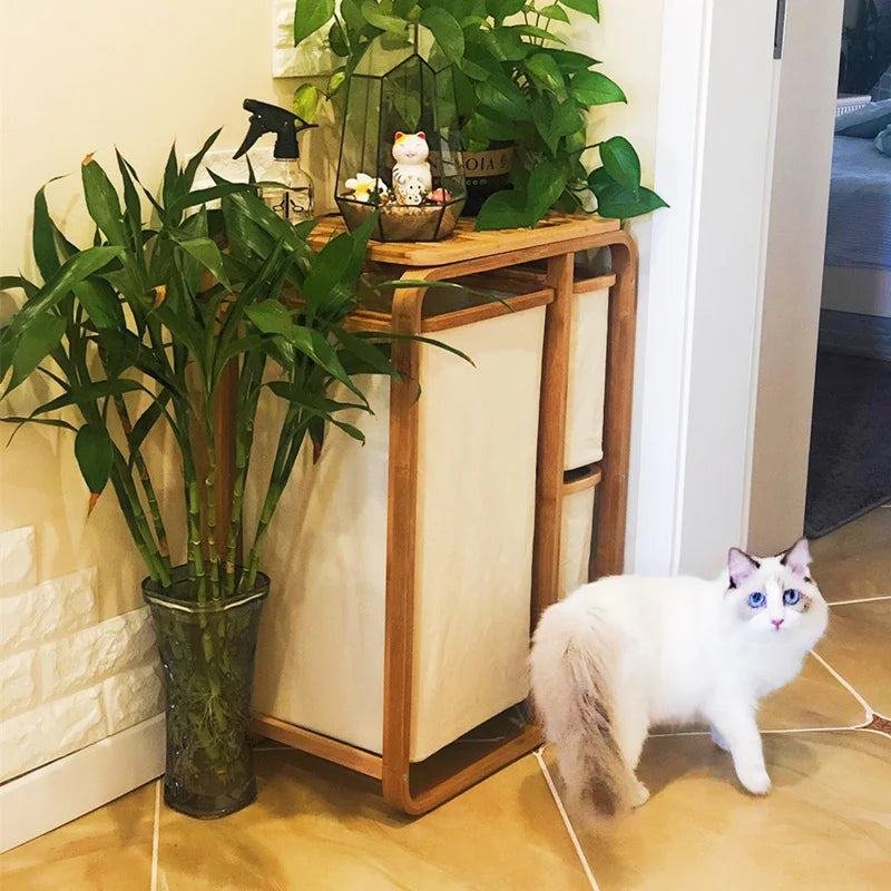 Bamboo Laundry Basket - Bambou-Sympaâą