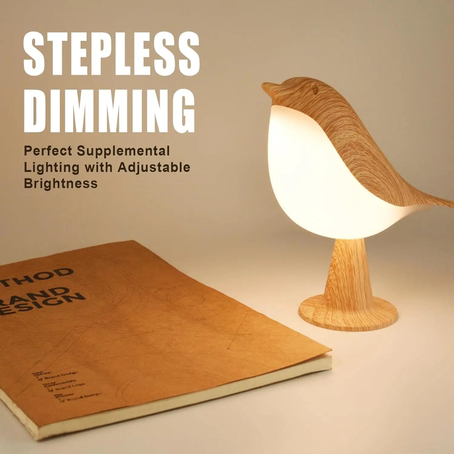Lampe de chevet tactile - LumiBirdâą