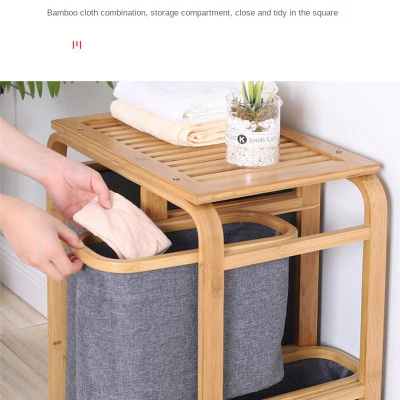 Bamboo Laundry Basket - Threesome-sympaâą