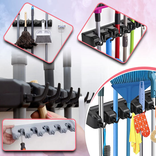 Wall Mount Broom Holder - Hold-On Sympaâą