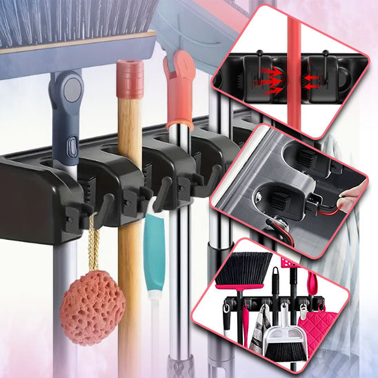 Wall Mount Broom Holder - Hold-On Sympaâą