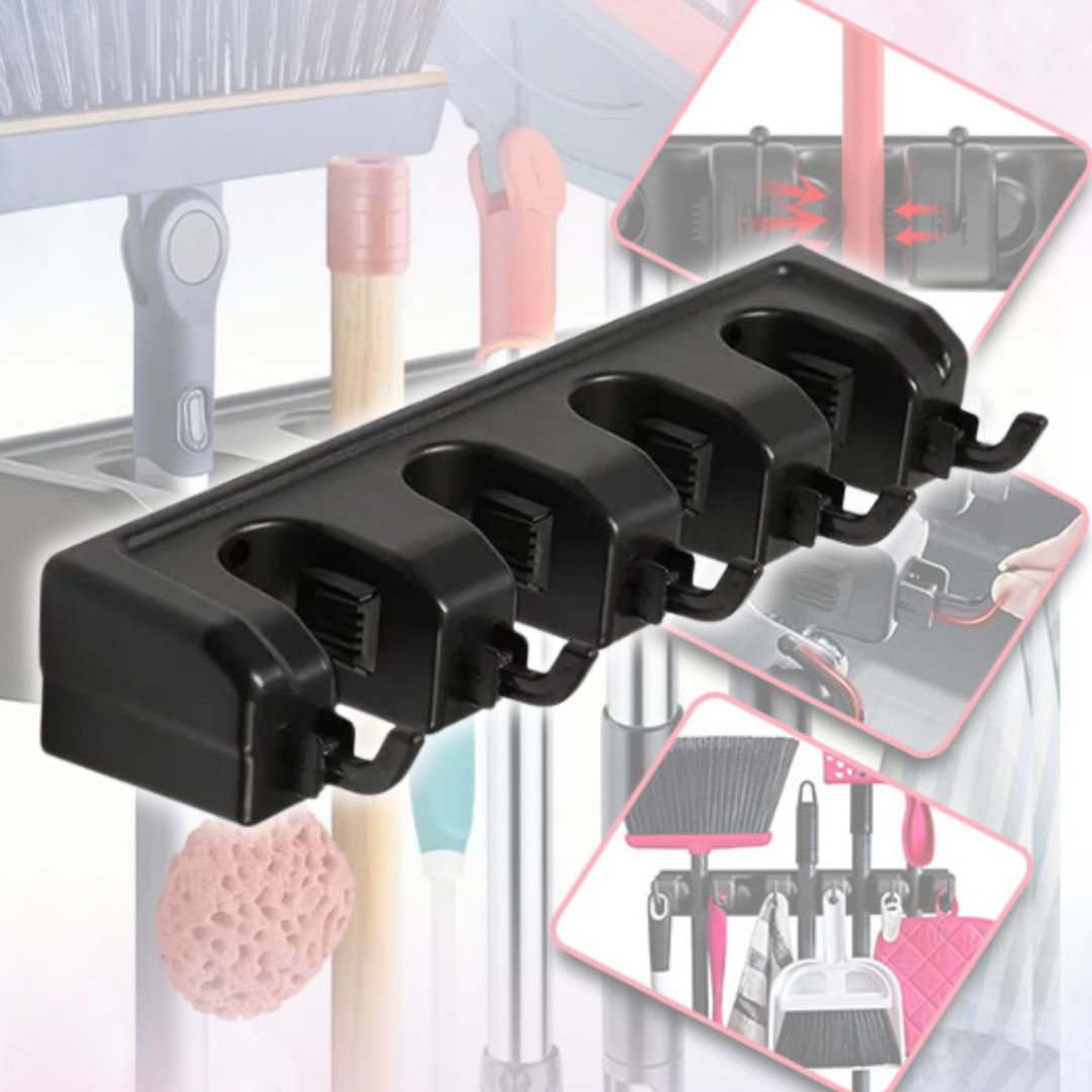 Wall Mount Broom Holder - Hold-On Sympaâą