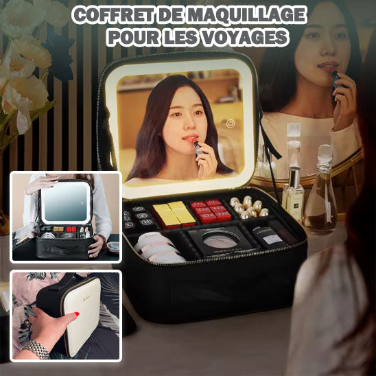 Makeup Bag - LED mirror-Sympaâą
