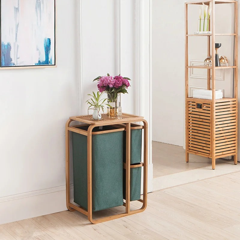 Bamboo Laundry Basket - Threesome-sympaâą