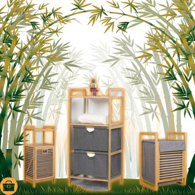 Panier à linge en bambou - CollectionBambou™