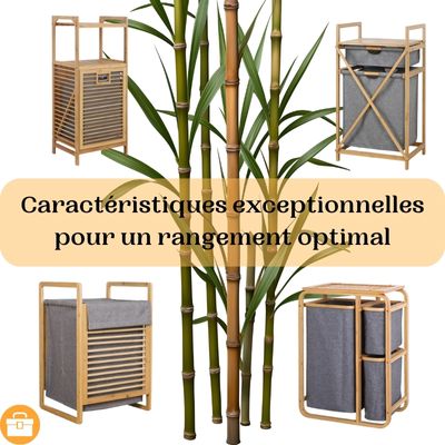 Panier à linge en bambou - CollectionBambou™