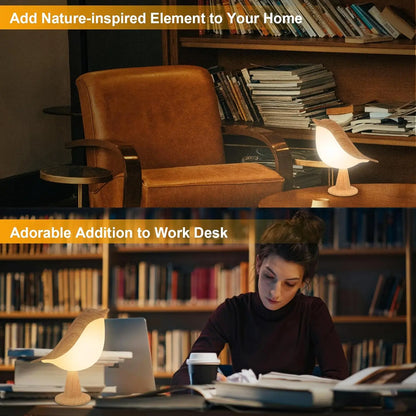 Lampe de chevet tactile - LumiBird™