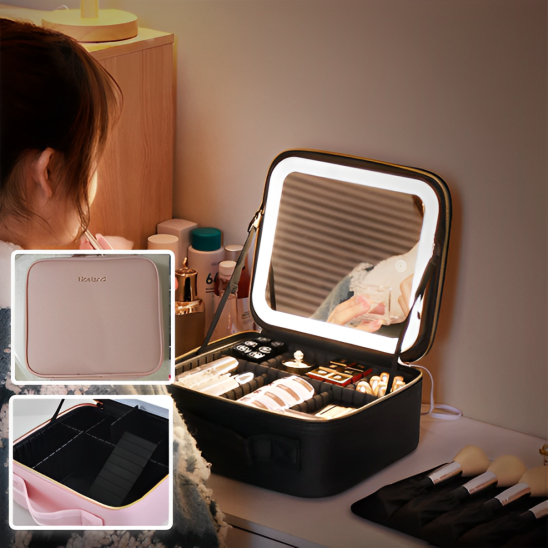 Makeup Bag - LED mirror-Sympa™