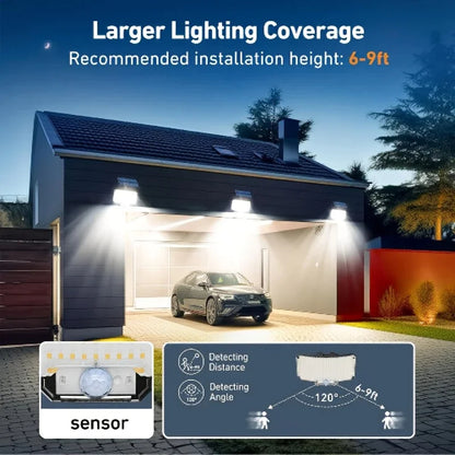 Raylux™ LED solar outdoor wall light